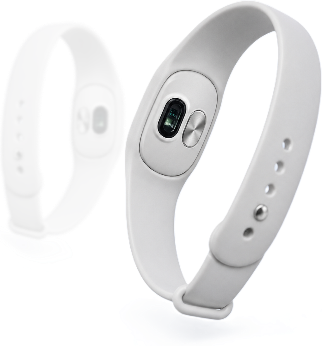 Two Removi wristbands — one for each wrist